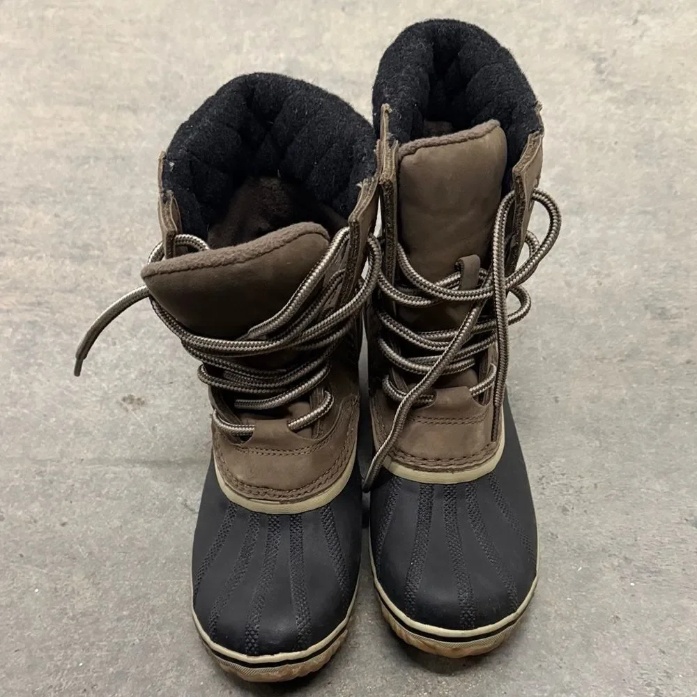 Sorel Black and Brown Winter Boots